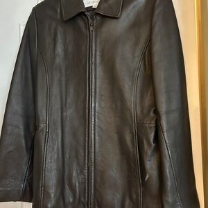 Liz Claiborne Black Lightweight Shirt Jacket